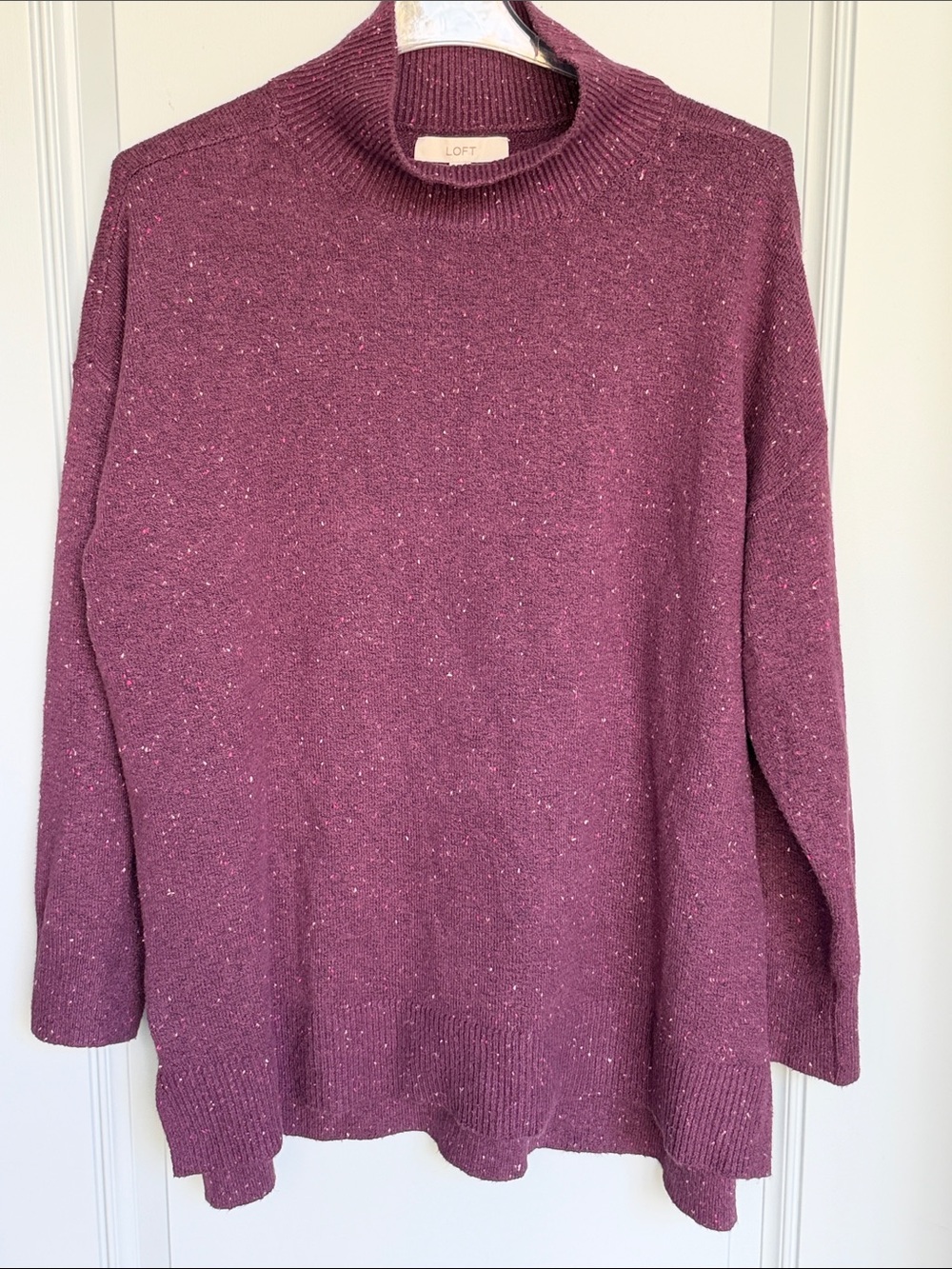 Loft Marled Tunic Sweater XL
